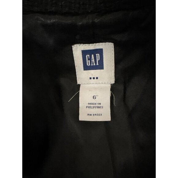 Gap Black Wool Blend Cropped Jacket Womens Size 6 Vintage Style - Picture 13 of 13